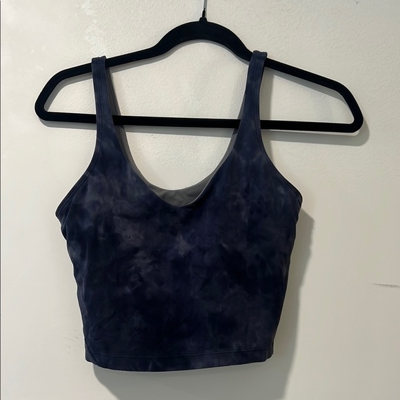 Lululemon blue tie dye align crop top - Picture 1 of 4